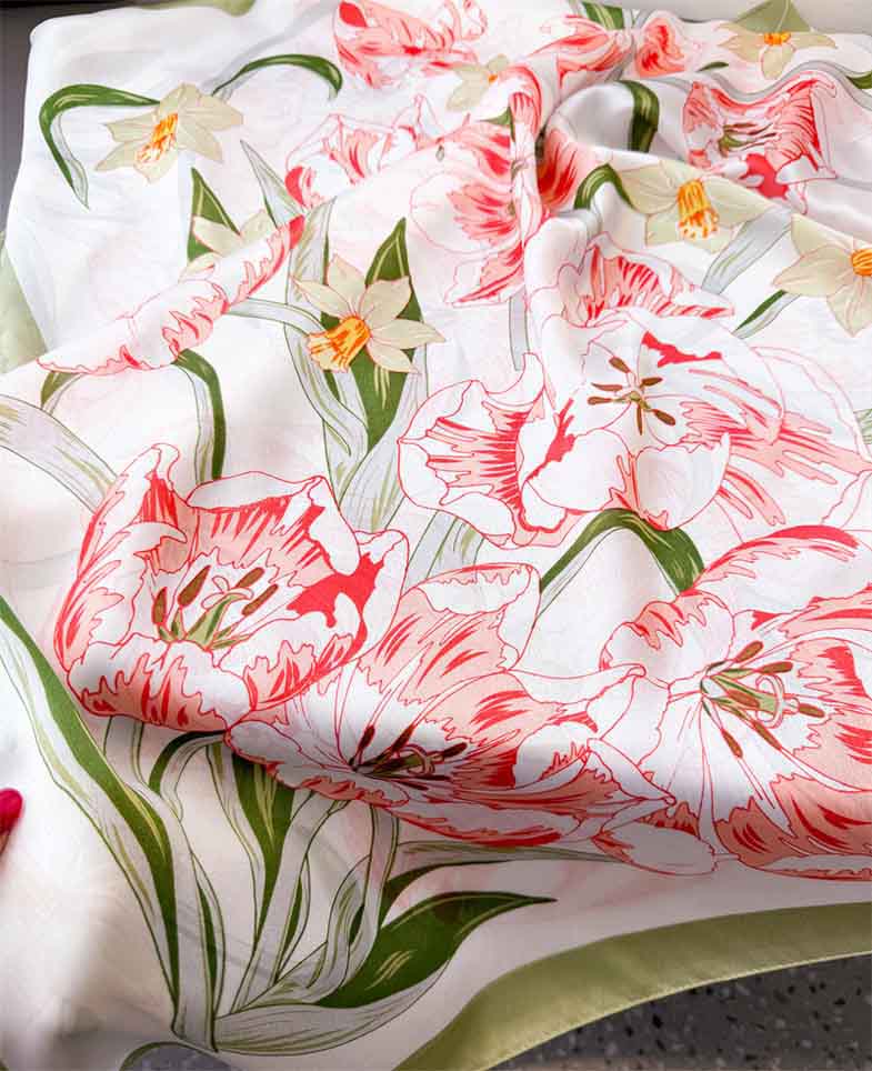 xyueanlo SR-072 Satin Royale Scarf - View 1